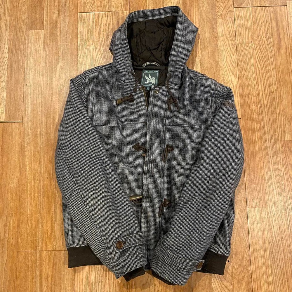 L. Spiewak & Sons vintage wool coat xl